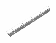 Tyčový pant Hettich 1200 mm x 32 mm matná nerezová ocel 1 kus