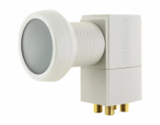 Schwaiger® Sun Protect - digitální čtyřnásobný LNB, světle šedý