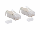 Sada síťových zásuvek Schwaiger CAT 6A / CAT 7 bílá