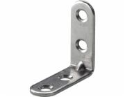 Konzola židle Hettich 40 mm x 40 mm x 15 mm, nerezová matná ocel, 4 kusy
