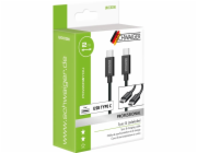 Synchronizační a nabíjecí kabel Schwaiger® typu USB C, černý, 2 m