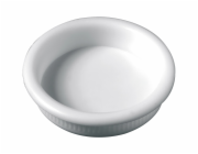 Plastová zapuštěná úchytka Hettich pro posuvné dveře O 35/40 x 8,5 mm, bílá, 2 kusy