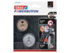 Univerzální chromovaný háček Tesa Powerbutton, malý