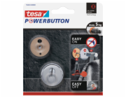 Univerzální chromovaný háček Tesa Powerbutton, malý