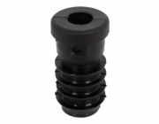 Závitová zátka pro kulaté trubky, černá, závit M8, 20 mm x 20 mm