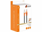 Schwaiger® CAT7 síťový kabel S/FTP oranžový/černý 10 m
