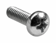 Montážní šroub Hettich O 4 mm x 8 mm pro SlideOn, pozinkovaná ocel, 20 kusů
