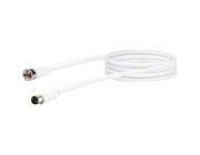 Schwaiger SAT propojovací kabel 75 dB 1,5 m F-zástrčka/IEC zásuvka