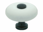 Úchytka SP5, porcelán bílo-černý