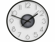Nástěnné skleněné hodiny Wall-Art Modern, průměr 30 cm, průhledné