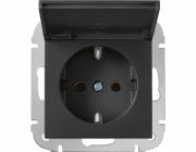 Elektromateriálový rám Finnja Black Matt
