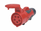 PCE CEE spojka 5pinová IP44/IP54 16 A 400V červená/černá