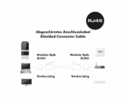 Schwaiger plochý síťový kabel CAT-6 U/FTP RJ45 konektor 3 m