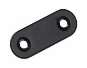 Spojovací deska Hettich 15 mm x 40 mm ocel, práškově lakovaná černá, 1 kus