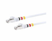 Schwaiger® síťový kabel CAT7 S/FTP včetně 3 barevných klipů - bílý 10,0 m