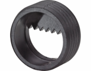 Závěsy na zrcadla Hettich O 20 m x 10 mm, plastové, černé, 4 kusy