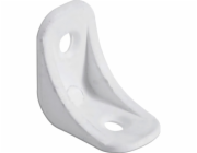 Plastový úhlový držák Hettich 24 mm x 24 mm x 15 mm bílý