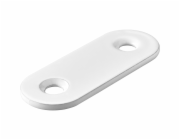 Spojovací deska Hettich 15 mm x 40 mm ocel, práškově lakovaná bílá, 1 kus