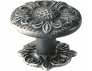 Knoflík 357, leštěné železo