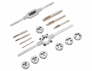 Sada závitníků a závitníků LUX-TOOLS M3 - M12, 16dílná