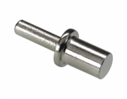 Zásuvné podpěry polic Hettich O 3 mm / 5 mm, poniklovaná ocel, 20 kusů