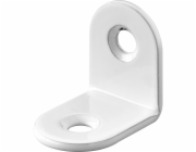 Konzoly na židle Hettich 20 mm x 20 mm x 15 mm, ocel s práškovým lakováním, bílá, 10 kusů