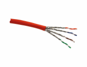 Síťový kabel Schwaiger S/STP CAT 7 oranžový 25 m