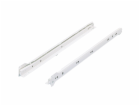 Kolečkový výsuv Hettich 550 mm, práškově lakovaný bílý, 2...