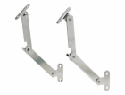 Hettich Mini výklopná vzpěra, ocel 130 mm, niklovaná, 2 kusy
