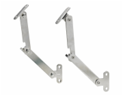 Hettich Mini výklopná vzpěra, ocel 130 mm, niklovaná, 2 kusy