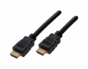 HDMI propojovací kabel 0,7 m, pozlacený, černý HDMI0070 043