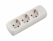 3cestný prodlužovací kabel bez napájecího kabelu