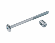 Spojovací šroub Hettich M6 x 100 mm se svorkou, 4 ks.