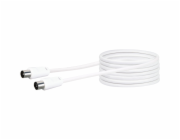 Propojovací kabel antény Schwaiger, bílý, 10 m