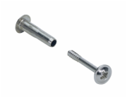 Spojovací šroub Hettich M4 36 mm - 46 mm poniklovaný 10 ks.