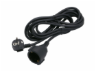 Prodlužovací kabel s ochranným kontaktem, černý, 3 m