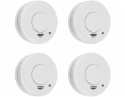 Detektor kouře Smartwares FSM-11514, 5letá baterie RM250/4, bílý, balení po 4 kusech