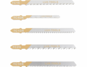 Sada pilových plátků do přímočaré pily LUX-TOOLS, 5dílná, na dřevo