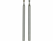 Proxxon diamantové brusné kolíky, kuličky, 1,8 mm, 2 kusy
