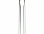 Proxxon diamantové brusné kolíky, kuličky, 1 mm, 2 kusy