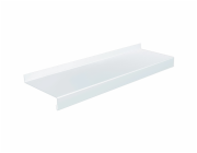 Hliníkový parapet, bílý, přesah 32 cm
