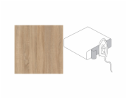 Olepovací lišta 65 cm x 4,4 cm Dub horský (EI 320) 2 kusy