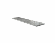 Šedobílý okenní parapet Sino, 30 cm x 2 cm, řezaný na míru s vodní drážkou