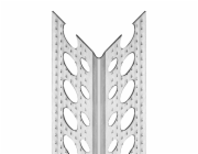 Hliníkové rohové chrániče pro sádrokarton, cca 23,5 mm x 23,5 mm x 2000 mm
