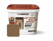 15 kg lepicí malty na lícové cihly Elabrick, hnědá