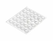 Doraz Hettich O 2,5 mm Průhledný Samolepicí