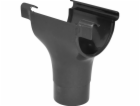 Marley okapový vpust RG 100/75 antracit metalický půlkulatý