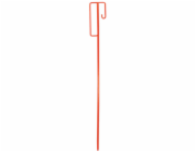 Železná lucerna Schake červená 120 cm
