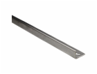 Úhlový profil z kartáčované nerezové oceli 10 mm x 1 m