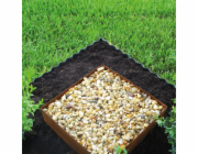 Trávníkový lem Bellissa, vlnitý vzor, pozinkovaný, 500 cm x 14 cm